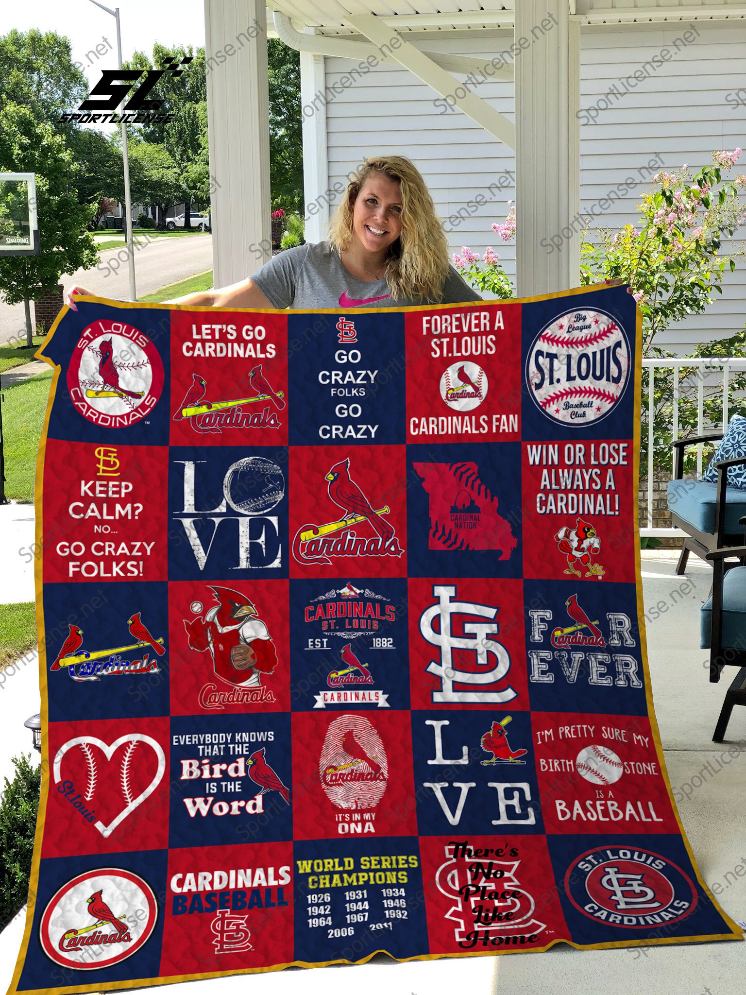 St. Louis Cardinals 1 Quilt Blanket - skyfattura