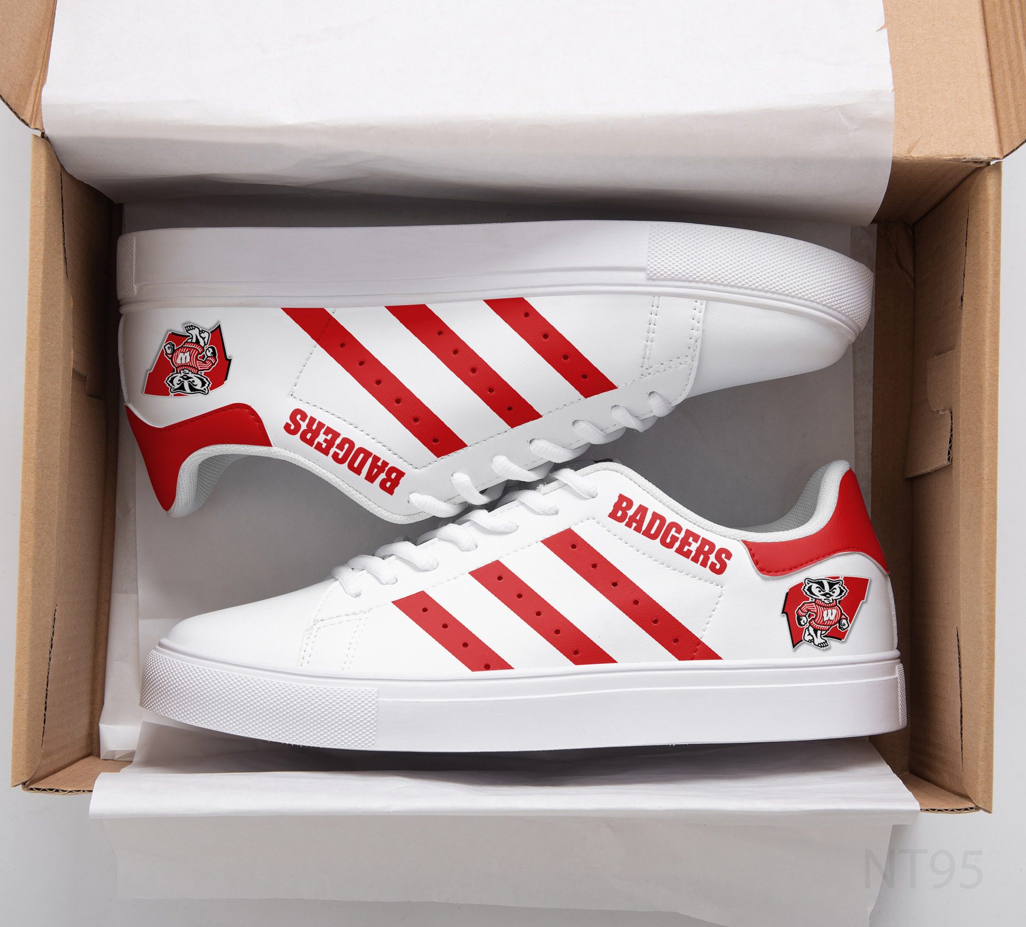 Wisconsin Badgers 2 Skate Shoes - Skyfattura