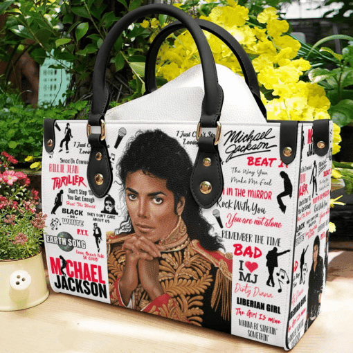 Michael Jackson 1 Leather Handbag - Skyfattura